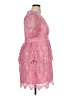 Just Me 100% Polyester Pink Cocktail Dress Size XL - photo 4