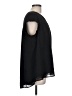 DR2 100% Polyester Black Short Sleeve Blouse Size L - photo 4
