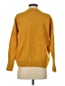 Vince Camuto Solid Yellow Pullover Sweater Size XXS - photo 2