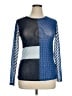 ELOQUII Blue Long Sleeve Top Size 14 Plus - photo 1