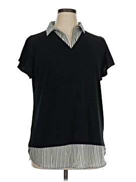 Adrianna Papell Short Sleeve Blouse