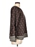 Les Amis 100% Polyester Brown Long Sleeve Blouse Size L - photo 4