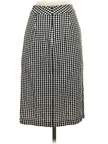 Madewell Gingham Pencil Skirt (view 2)