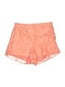 Charlotte Russe 100% Polyester Paisley Orange Shorts Size S - photo 1