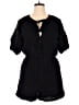 Knox Rose 100% Cotton Solid Black Romper Size L - photo 1