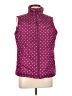 Lands' End 100% Polyester Polka Dots Burgundy Vest Size 10 - 12 - photo 1