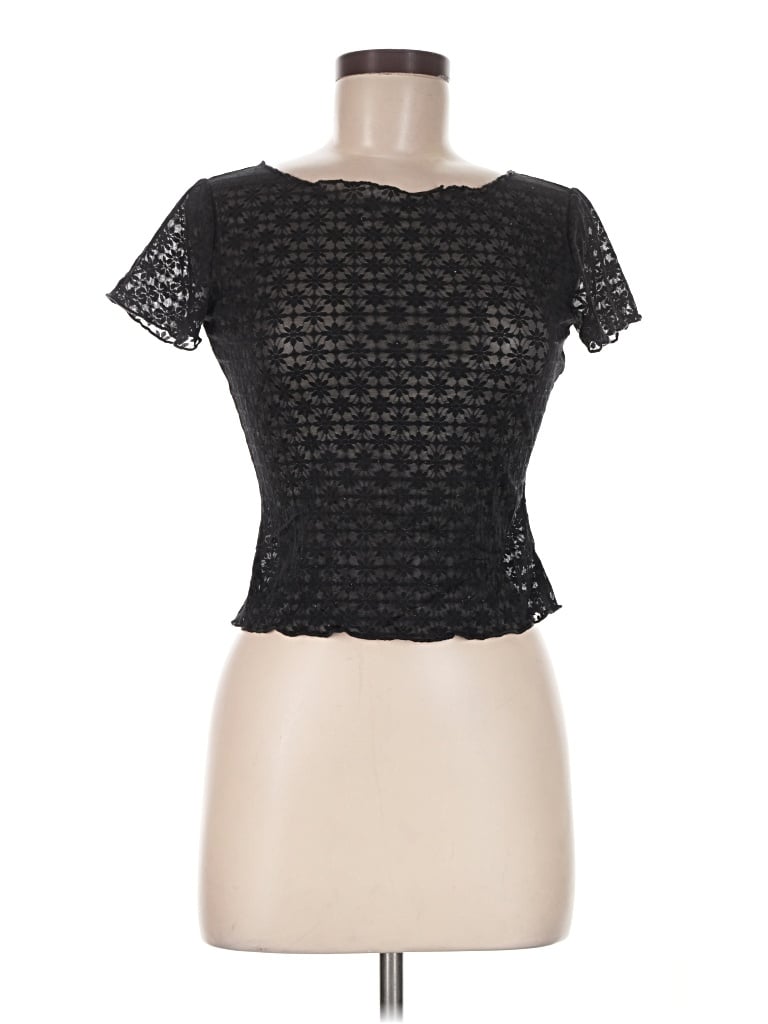 Pre-owned Out From Under Short Sleeve T-shirt In Black