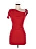 Unbranded Solid Red Cocktail Dress Size M - photo 1