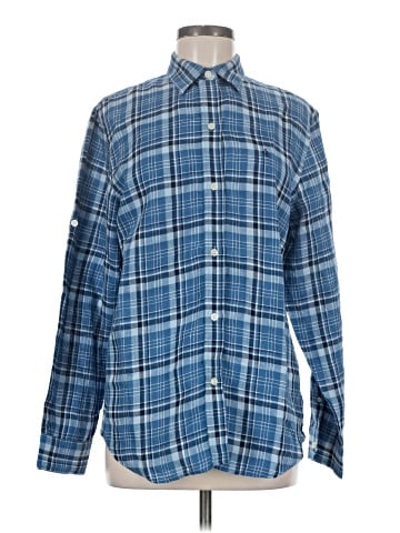Lauren by Ralph Lauren Long Sleeve Button-Down Shirt (view 1)