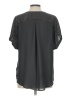 Maurices 100% Polyester Black Short Sleeve Top Size L - photo 2