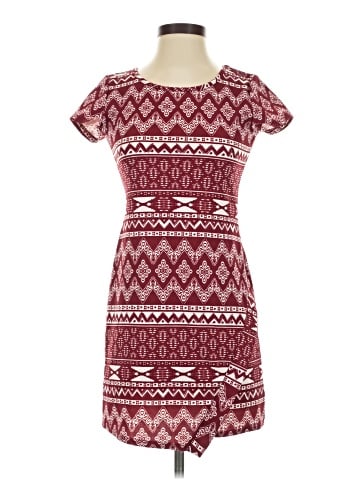 Pink Rose Casual Dress (view 1)