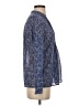 HD in Paris 100% Polyester Blue Long Sleeve Blouse Size 0 - photo 4