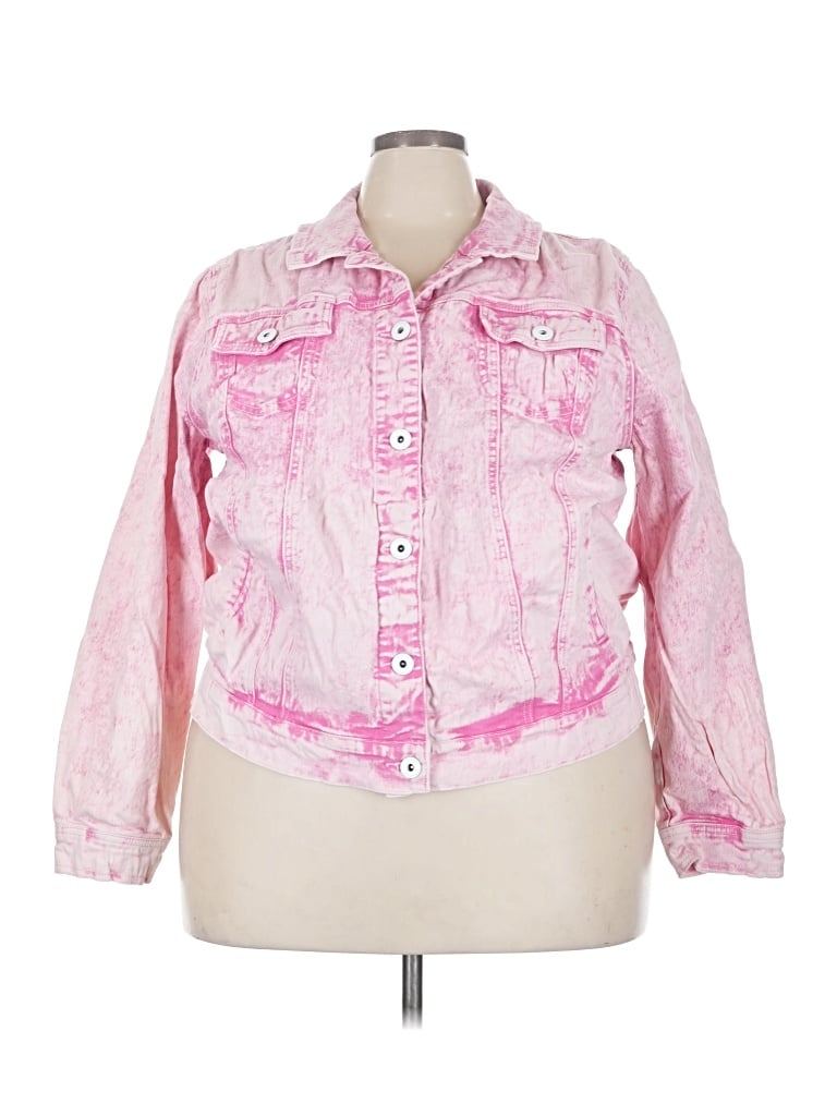 Pre-owned Torrid Denim Jacket In Pink