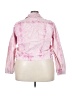 Torrid Tie-dye Pink Denim Jacket Size 3X Plus (3) - photo 2