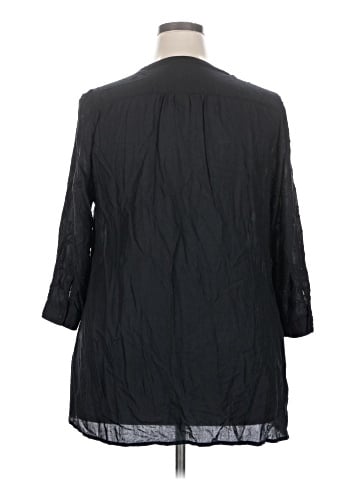 Lucky Brand 3/4 Sleeve Blouse (view 2)