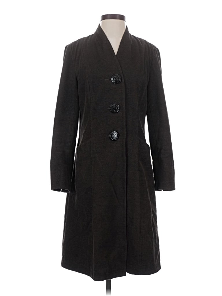 Pre-owned Jjill Coat In Brown
