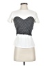 Pomelo White Short Sleeve Top Size XS - photo 1