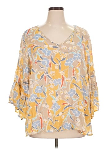 Zac & Rachel 3/4 Sleeve Blouse (view 1)