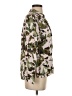 Crosby 100% Rayon Camo Green Long Sleeve Blouse Size S - photo 4