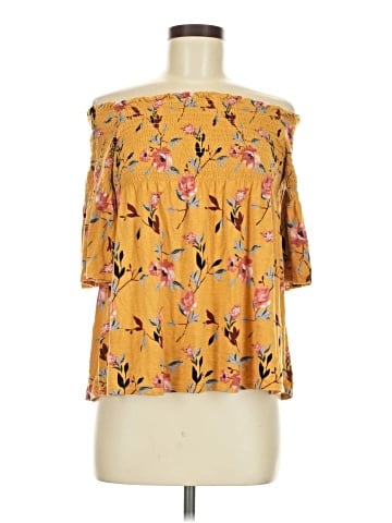 Rewind 3/4 Sleeve Blouse (view 1)