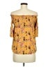 Rewind Yellow 3/4 Sleeve Blouse Size M - photo 2