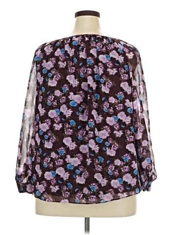 INC International Concepts 3/4 Sleeve Blouse (view 2)