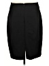 Express Solid Black Formal Skirt Size 12 - photo 2