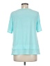 Nina Leonard Teal Short Sleeve Blouse Size M - photo 2