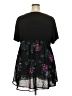 Torrid Black Short Sleeve Blouse Size 4X Plus (4) - photo 2