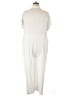 Hayden Solid White Jumpsuit Size 2XL - photo 2