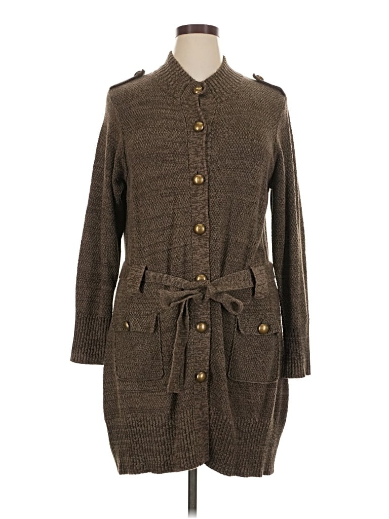 Pre-owned Apt. 9 Casual Dress In Brown
