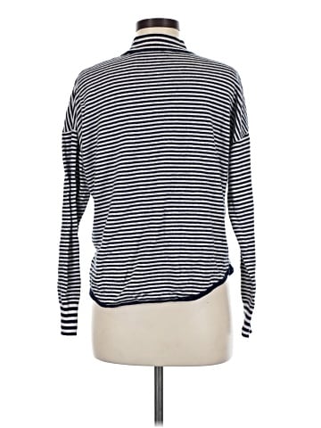 Madewell Stripe-Mix Ashbury Mockneck Sweater (view 2)