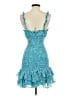 BCBGeneration 100% Polyester Blue Cocktail Dress Size 4 - photo 2