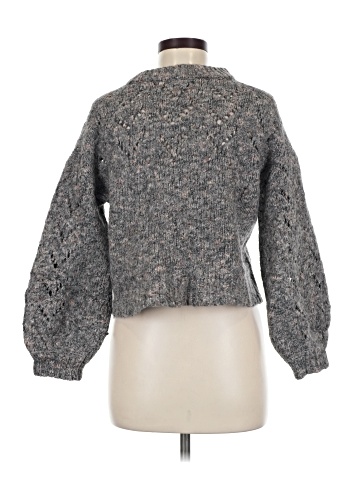 Madewell Pointelle Bubble-Sleeve Pullover Sweater (view 2)