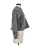 Madewell Tweed Gray Pointelle Bubble-Sleeve Pullover Sweater Size M - photo 4