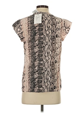 Joie Short Sleeve Silk Top (view 2)