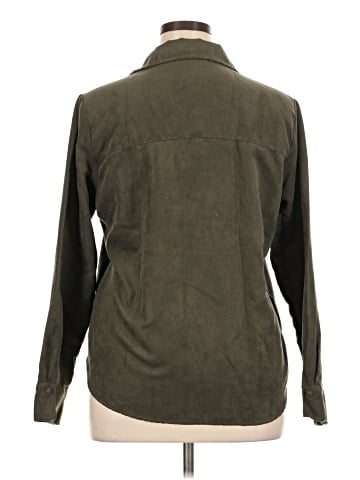 Velvet Heart Long Sleeve Button-Down Shirt (view 2)