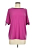 Ivanka Trump Pink Purple Short Sleeve Top Size M - photo 1