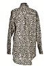 Maeve Animal Print Ivory Long Sleeve Blouse Size L - photo 2