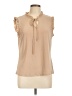 Tommy Hilfiger Tan Sleeveless Blouse Size L - photo 1