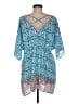 Nanette Lepore 100% Rayon Blue Kimono Size M - photo 2