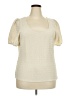 Maurices Ivory Short Sleeve Top Size XXL - photo 1