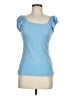 Theory Blue Short Sleeve Top Size M - photo 1