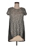 Mystree Gray Short Sleeve Top Size M - photo 1