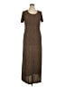 Rabbit Rabbit Rabbit Designs Animal Print Brown Casual Dress Size 16 - photo 1