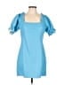 Miss Selfridge 100% Polyurethane Blue Cocktail Dress Size 12 - photo 1