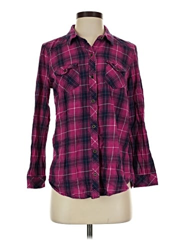 Faded Glory Long Sleeve Button-Down Shirt (view 1)