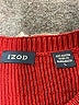 IZOD 100% Cotton Solid Burgundy Pullover Sweater Size L - photo 7