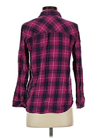 Faded Glory Long Sleeve Button-Down Shirt (view 2)