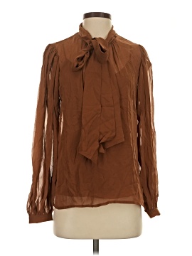 Tory Burch Long Sleeve Silk Top